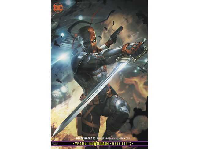 Comic Books DC Comics - Deathstroke 046 - Variant Edition YOTV Dark Gifts - 2473 - Cardboard Memories Inc.