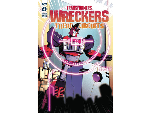 Comic Books IDW Comics - Transformers Wreckers Tread & Circuits 004 (of 4) - CVR B Burch Variant Edition (Cond. VF-) - 10524 - Cardboard Memories Inc.