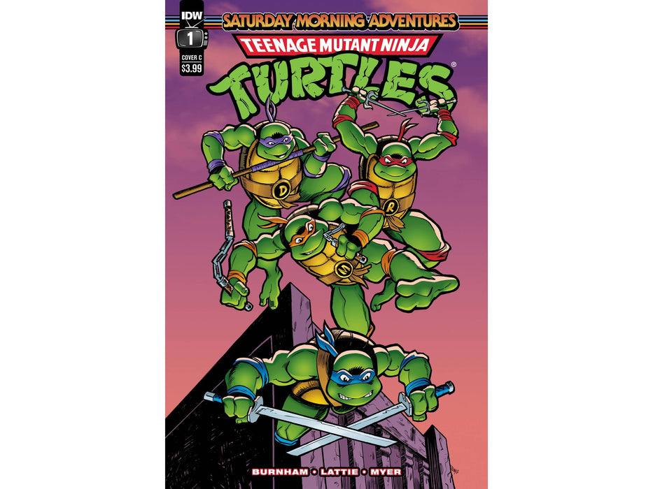 Comic Books IDW - TMNT Saturday Morning Adventures 001 (Cond. VF-) - Gregori Variant Edition - 14792 - Cardboard Memories Inc.