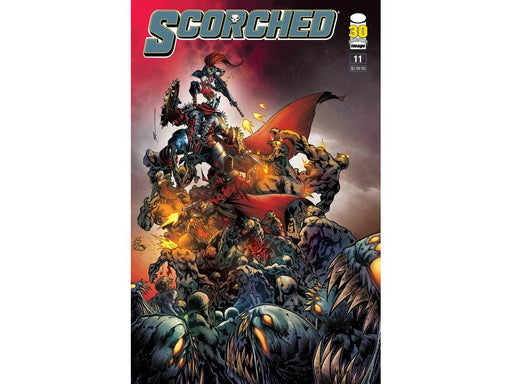 Comic Books Image Comics - Spawn Scorched 011 (Cond. VF-) - Keane Variant Edition - 15068 - Cardboard Memories Inc.