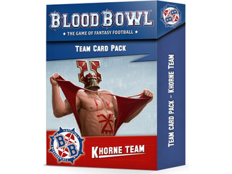 Collectible Miniature Games Games Workshop - Blood Bowl - Khorne Blood Bowl Team - Team Card Pack - 200-96 - Cardboard Memories Inc.