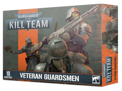 Collectible Miniature Games Games Workshop - Warhammer 40K - Kill Team - Veteran Guardsmen - 102-87 - Cardboard Memories Inc.