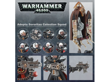 Collectible Miniature Games Games Workshop - Warhammer 40K - Adepta Sororitas - Battle Sisters Squad - 52-20 - Cardboard Memories Inc.
