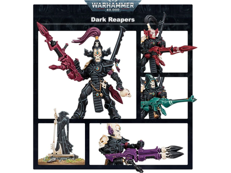 Collectible Miniature Games Games Workshop - Warhammer 40K - Aeldari - Dark Reapers - 46-22 - Cardboard Memories Inc.