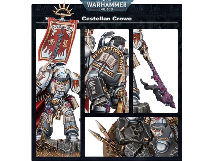 Collectible Miniature Games Games Workshop - Warhammer 40K - Grey Knights - Castellan Crowe - 57-12 - Cardboard Memories Inc.