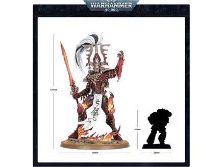 Collectible Miniature Games Games Workshop - Warhammer 40K - Aeldari - Avatar of Khaine - 46-62 - Cardboard Memories Inc.