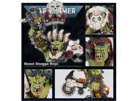 Games Workshop - Warhammer 40K - Orks - Beast Snagga Boyz - 50-51