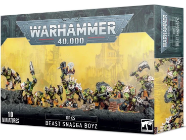 Collectible Miniature Games Games Workshop - Warhammer 40K - Orks - Beast Snagga Boyz - 50-51 - Cardboard Memories Inc.