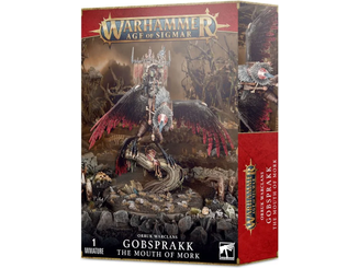 Collectible Miniature Games Games Workshop - Warhammer Age of Sigmar - Orruk Warclans - Gobsprakk the Mouth of Mork - 89-73 - Cardboard Memories Inc.