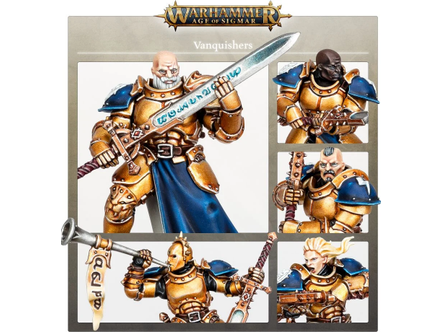 Collectible Miniature Games Games Workshop - Warhammer Age of Sigmar - Stormcast Eternals - Vanquishers - 96-51 - Cardboard Memories Inc.