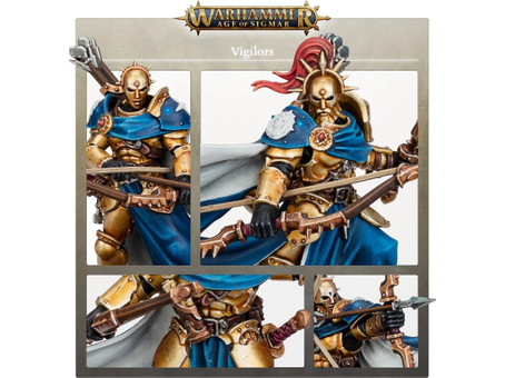 Collectible Miniature Games Games Workshop - Warhammer Age of Sigmar - Stormcast Eternals - Vigilors - 96-53 - Cardboard Memories Inc.