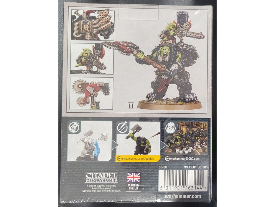 Collectible Miniature Games Games Workshop - Warhammer 40K - Orks - Warboss With Mega Armour - 50-56 - Cardboard Memories Inc.