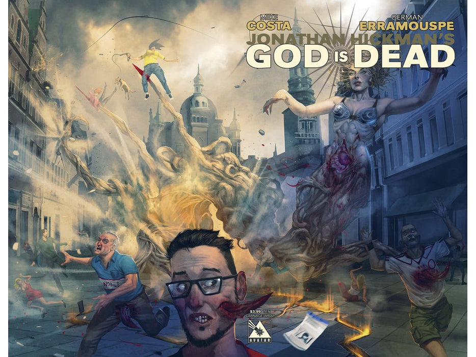 Comic Books Avatar Press - God is Dead 010 - Carnage Wraparound Cover - 2343 - Cardboard Memories Inc.