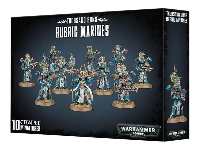 Warhammer 40K - Thousand Sons Rubric Marines - 43-35 — Cardboard