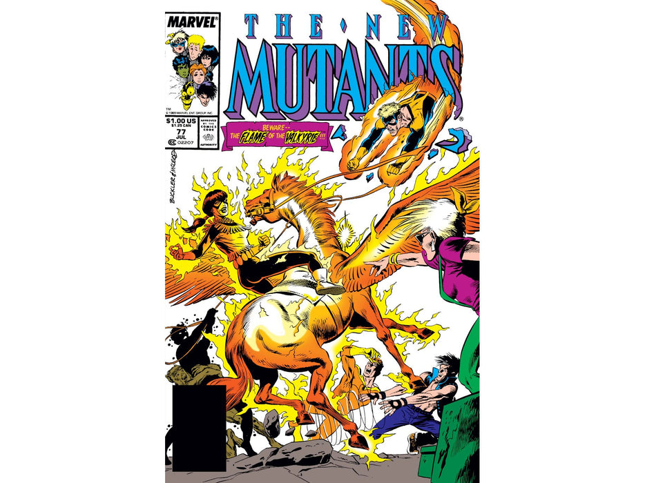 Comic Books Marvel Comics - New Mutants (1983 1st Series) 077 (Cond. VG-) - 0971 - Cardboard Memories Inc.