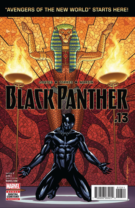 Comic Books Marvel Comics - Black Panther (2016 5th Series) 013 (Cond. VG+) - 1477 - Cardboard Memories Inc.