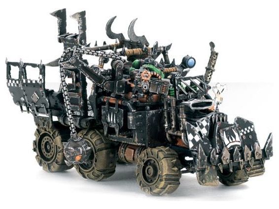 Collectible Miniature Games Games Workshop - Warhammer 40K - Orks - Trukk - 50-09 - Cardboard Memories Inc.