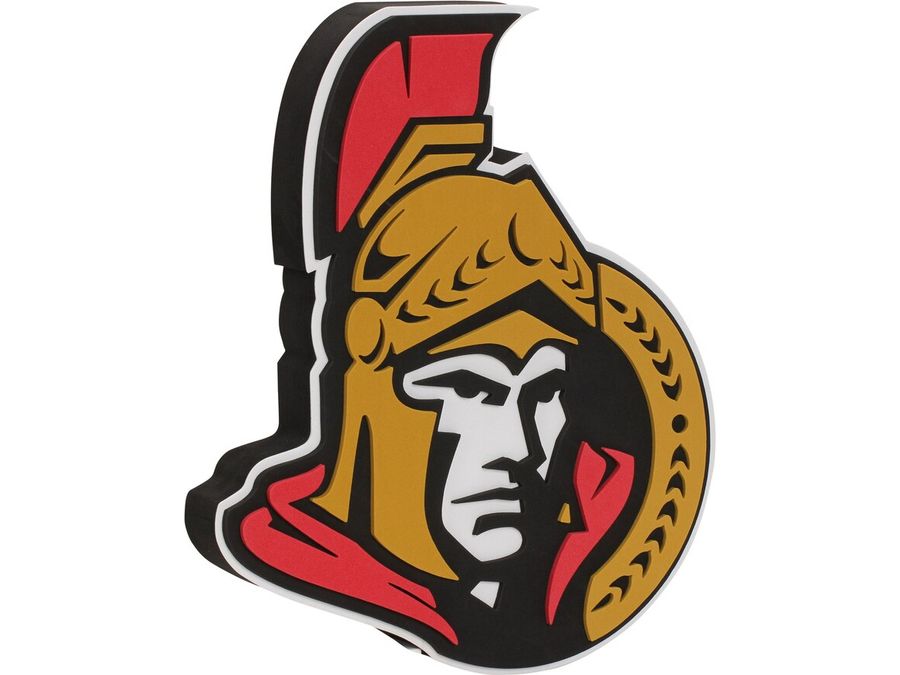 Action Figures and Toys Foam Fanatics - NHL - Ottawa Senators - 3D Foam Logo Sign - Cardboard Memories Inc.