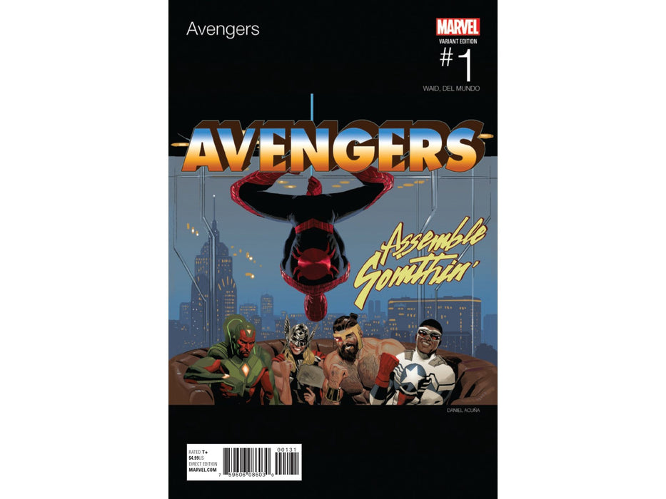 Comic Books Marvel Comics - Avengers 001 - Hip-Hop Variant - 3695 - Cardboard Memories Inc.