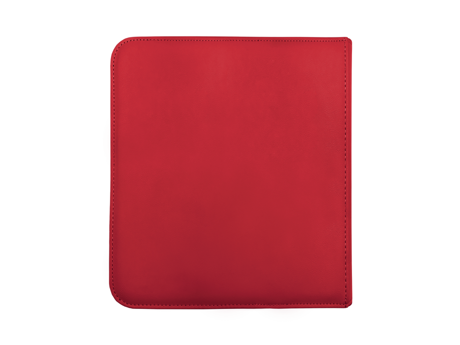 Supplies Ultra Pro - 12 Pocket Pro Zipper Binder - Red - Cardboard Memories Inc.