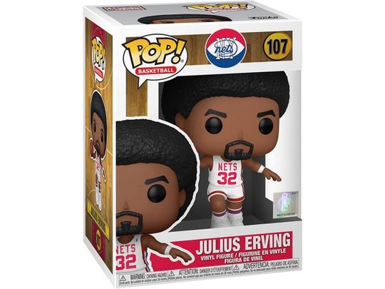 Action Figures and Toys POP! - Sports - NBA - New York Nets - Julius Erving - Cardboard Memories Inc.