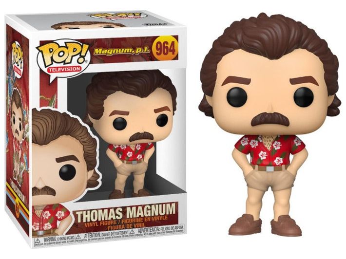 Action Figures and Toys POP! - Television - Magnum P.I. - Thomas Magnum - Cardboard Memories Inc.