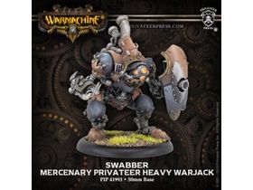 Collectible Miniature Games Privateer Press - Warmachine - Mercenaries - Swabber Privateer - Heavy Warjack - PIP 41993 - Cardboard Memories Inc.