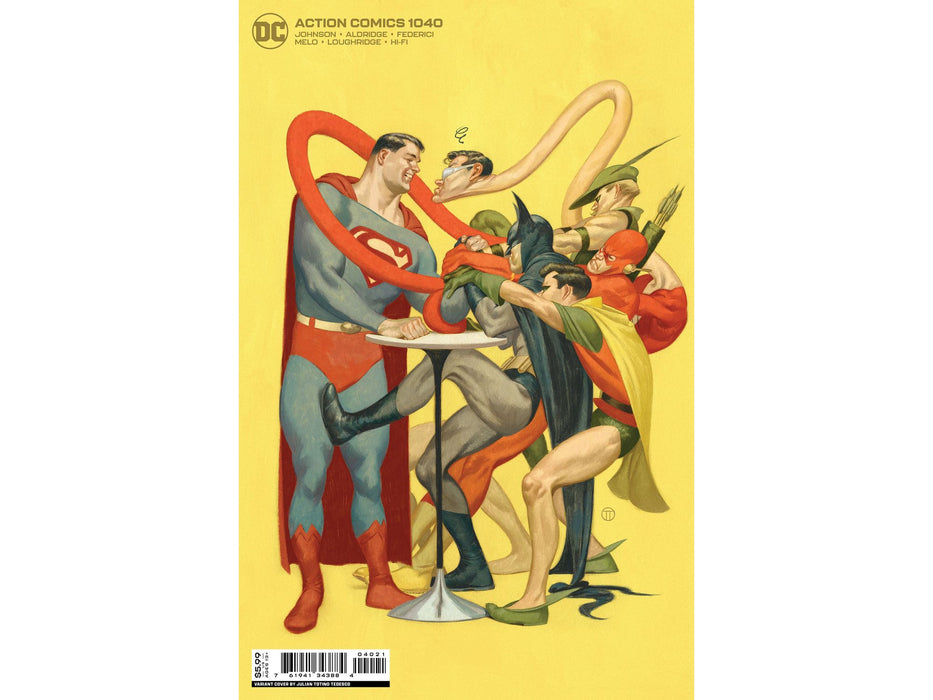 Comic Books DC Comics - Action Comics 1040 - Tedesco Card Stock Variant Edition (Cond. VF-) - 12013 - Cardboard Memories Inc.