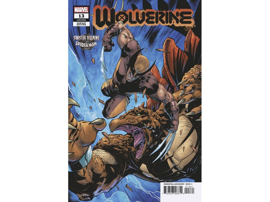 Comic Books Marvel Comics - Wolverine 013 - Benjamin Spider-Man Villains Variant Edition - Cardboard Memories Inc.