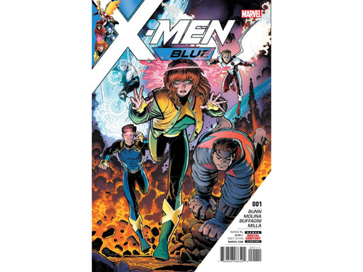 Comic Books Marvel Comics - X-Men Blue 001 (Cond. VF-)- 3493 - Cardboard Memories Inc.