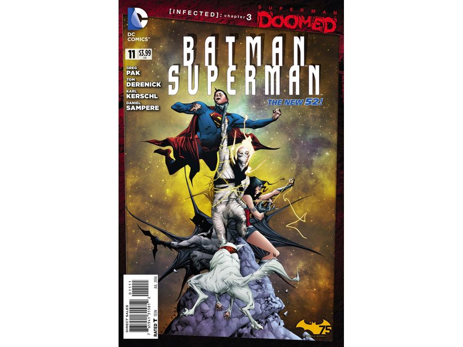 Comic Books DC Comics - Batman Superman 011 N52 (Cond. FN/VF) - 12590 - Cardboard Memories Inc.