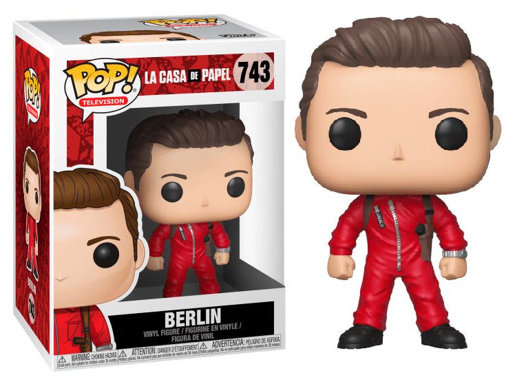 Action Figures and Toys POP! - Television - Money Heist - La Casa De Papel - Berlin - Cardboard Memories Inc.