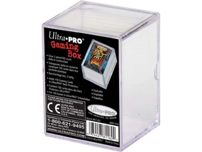 Supplies Ultra Pro - 2-Piece Box - 100 Count Gaming - Cardboard Memories Inc.