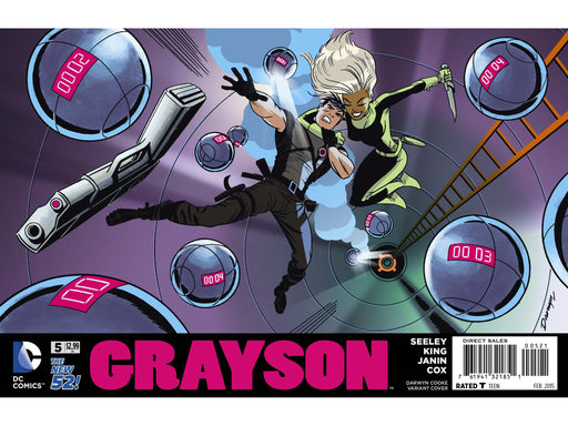 Comic Books DC Comics - Grayson 005 - Variant Cover - 4239 - Cardboard Memories Inc.