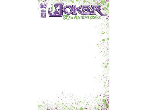 Comic Books DC Comics - Joker 80th Anniversary 100 Page Super Spectacular - Blank Variant Edition 001 (Cond. VF-) - 22491 - Cardboard Memories Inc.