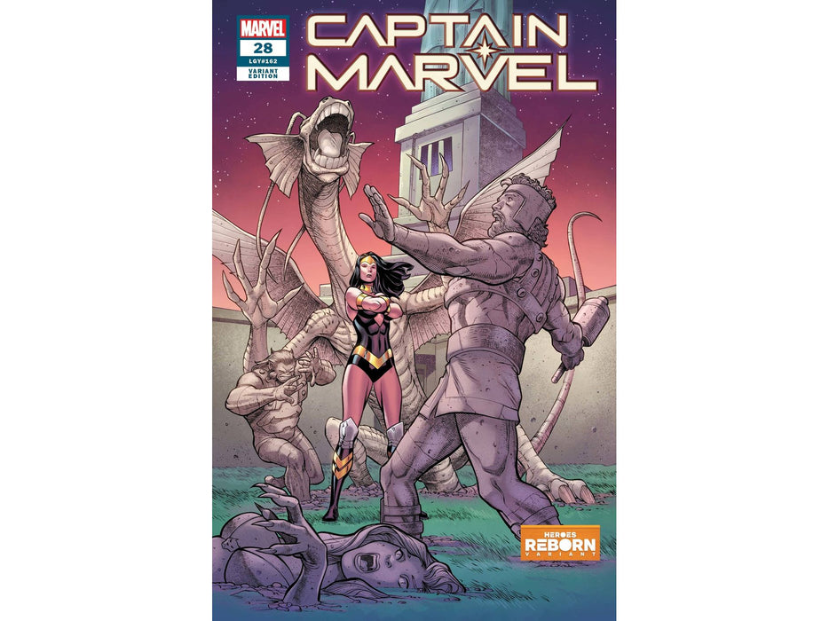 Comic Books Marvel Comics - Captain Marvel 028 - Pacheco Reborn Variant Edition - Cardboard Memories Inc.
