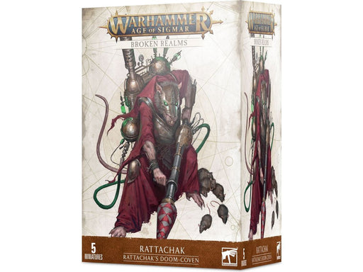 Collectible Miniature Games Games Workshop - Warhammer Age of Sigmar - Broken Realms - Rattachak - Rattachaks Doom Coven - 90-31 - Cardboard Memories Inc.