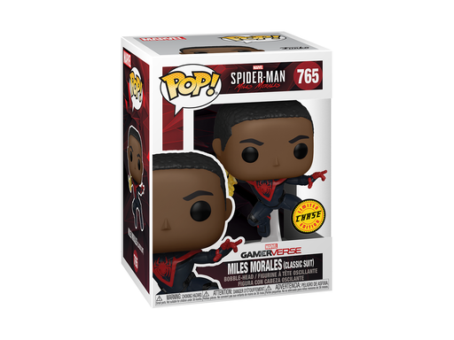Action Figures and Toys POP! - Marvel - Spider-Man Miles Morales - Miles Morales Classic Suit - Gamerverse - Chase - Cardboard Memories Inc.