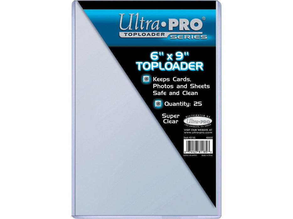 Supplies Ultra Pro - 6 x 9 Trading Card Top Loaders - Package of 25 - Cardboard Memories Inc.