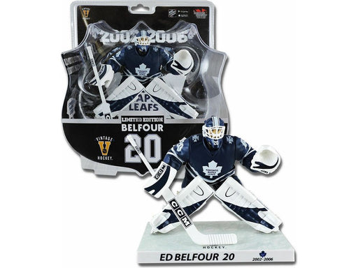 Action Figures and Toys Import Dragon Figures - NHL - 2002-2006 - Toronto Maple Leafs - Ed Belfour - Limited Edition - Cardboard Memories Inc.