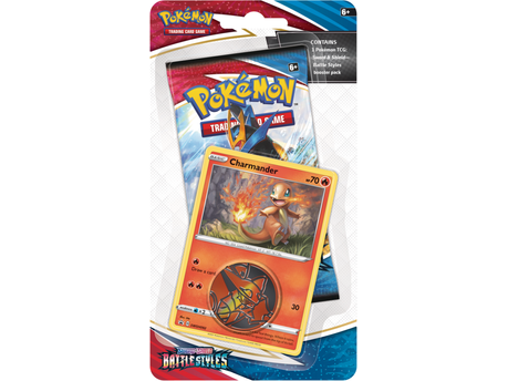Trading Card Games Pokemon - Sword and Shield - Battle Styles - Checklane Blister - Charmander - Cardboard Memories Inc.