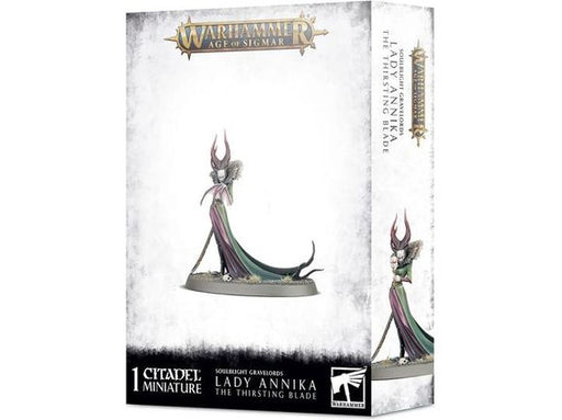 Collectible Miniature Games Games Workshop - Warhammer Age of Sigmar - Soulblight Gravelords - Lady Annika - 91-51 - Cardboard Memories Inc.