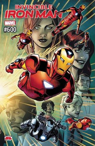 Comic Books Marvel Comics - Invincible Iron Man (2017 4th Series) 600 (Cond. FN+) - 1302 - Cardboard Memories Inc.