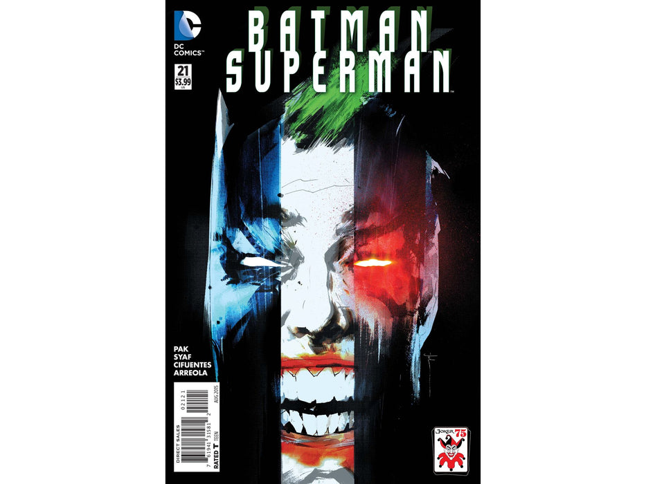 Comic Books DC Comics - Batman Superman 021 - The Joker 75th Cover - 4001 - Cardboard Memories Inc.