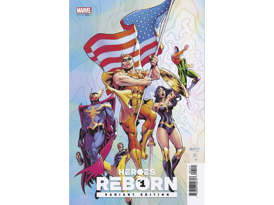 Comic Books Marvel Comics - Heroes Reborn 001 of 7 - Pacheco Squadron Surpeme Variant Edition - Cardboard Memories Inc.