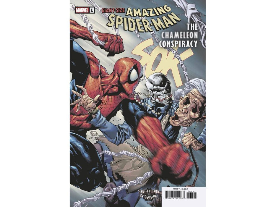 Comic Books Marvel Comics - Giant-Sized - Amazing Spider-Man - Chameleon Conspiracy 001 - ST Variant Edition (Cond. VF-) - 11419 - Cardboard Memories Inc.