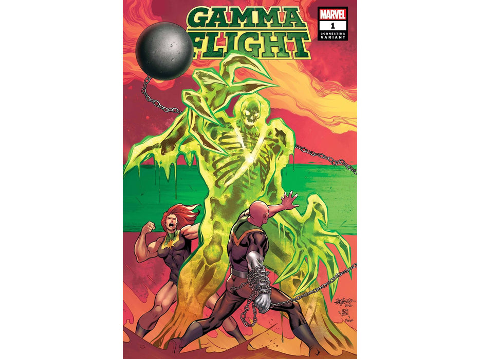 Comic Books Marvel Comics - Gamma Flight 001 - Pacheco Connecting Variant Edition (Cond. VF-) - 11914 - Cardboard Memories Inc.