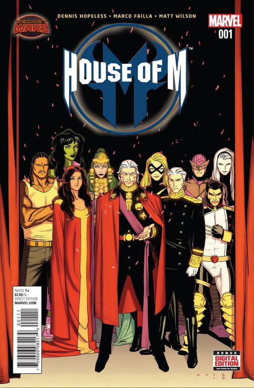 Comic Books Marvel Comics - Secret Wars House of M (2015 2nd Series) 001 (Cond. FN-) - 1263 - Cardboard Memories Inc.