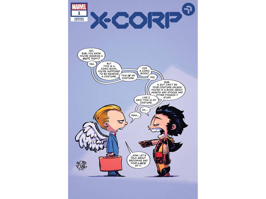 Comic Books Marvel Comics - X-Corp 001 - Young Variant Edition - Cardboard Memories Inc.