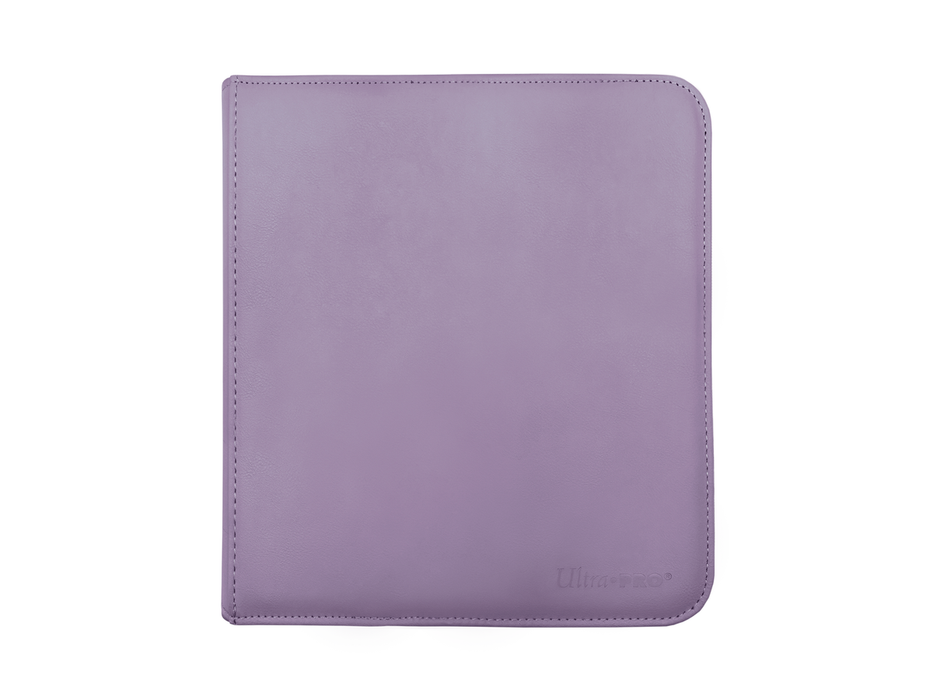 Supplies Ultra Pro - 12 Pocket Pro Zipper Binder - Purple - Cardboard Memories Inc.